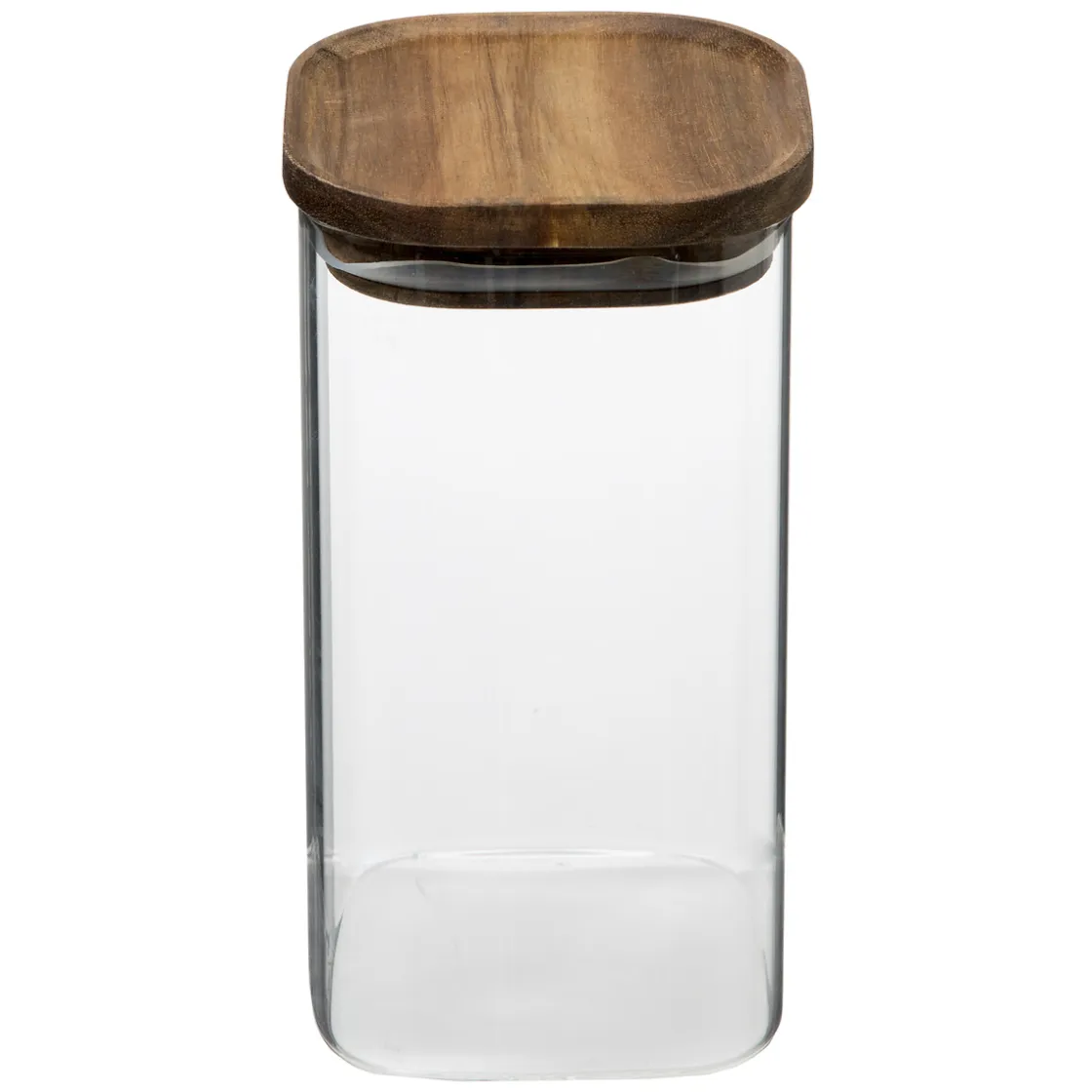 5five Cajas Y Frascos>Tarro De Vidrio C/Tapa Acacia 1.3L