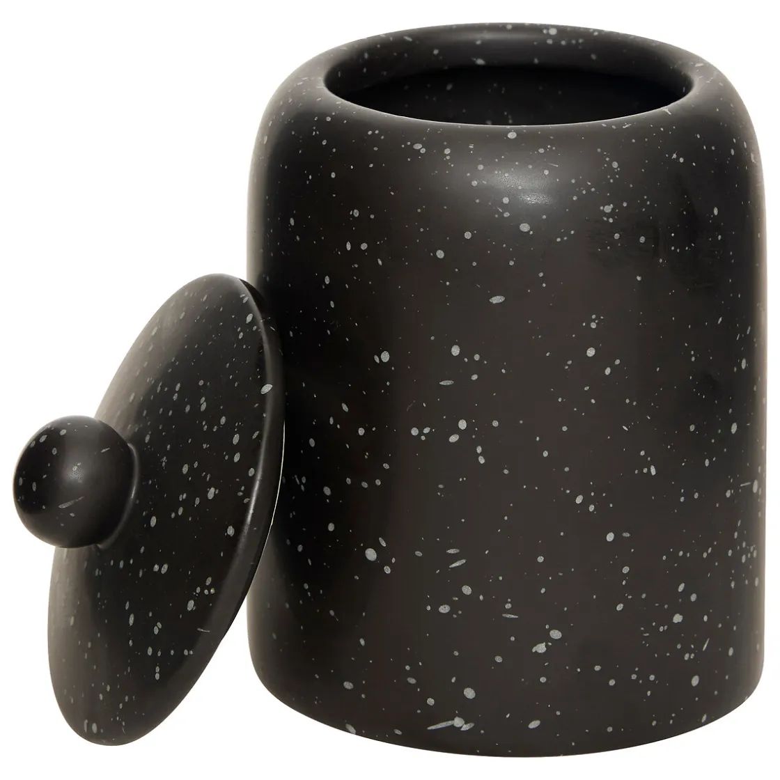 atmosphera Accesorios>Tarro decorativo WONJ negro 15x10cm