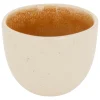 atmosphera Tazas Y Tazones>Taza de café WONJA ocre de porcelana 10cl