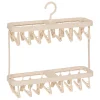 5five Tendederos Y Tablas De Planchar>Tendedero con pinzas beige