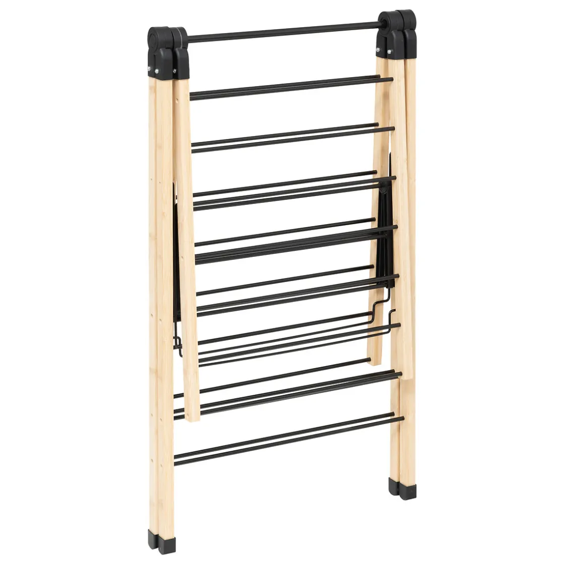 5five Tendederos Y Tablas De Planchar>Tendedero para ropa de bambú y metal 13m