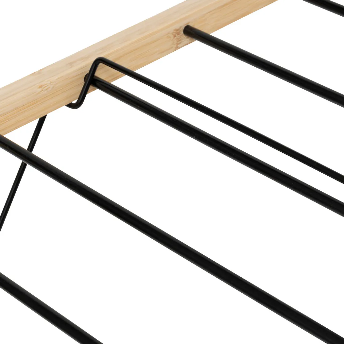 5five Tendederos Y Tablas De Planchar>Tendedero para ropa de bambú y metal 13m
