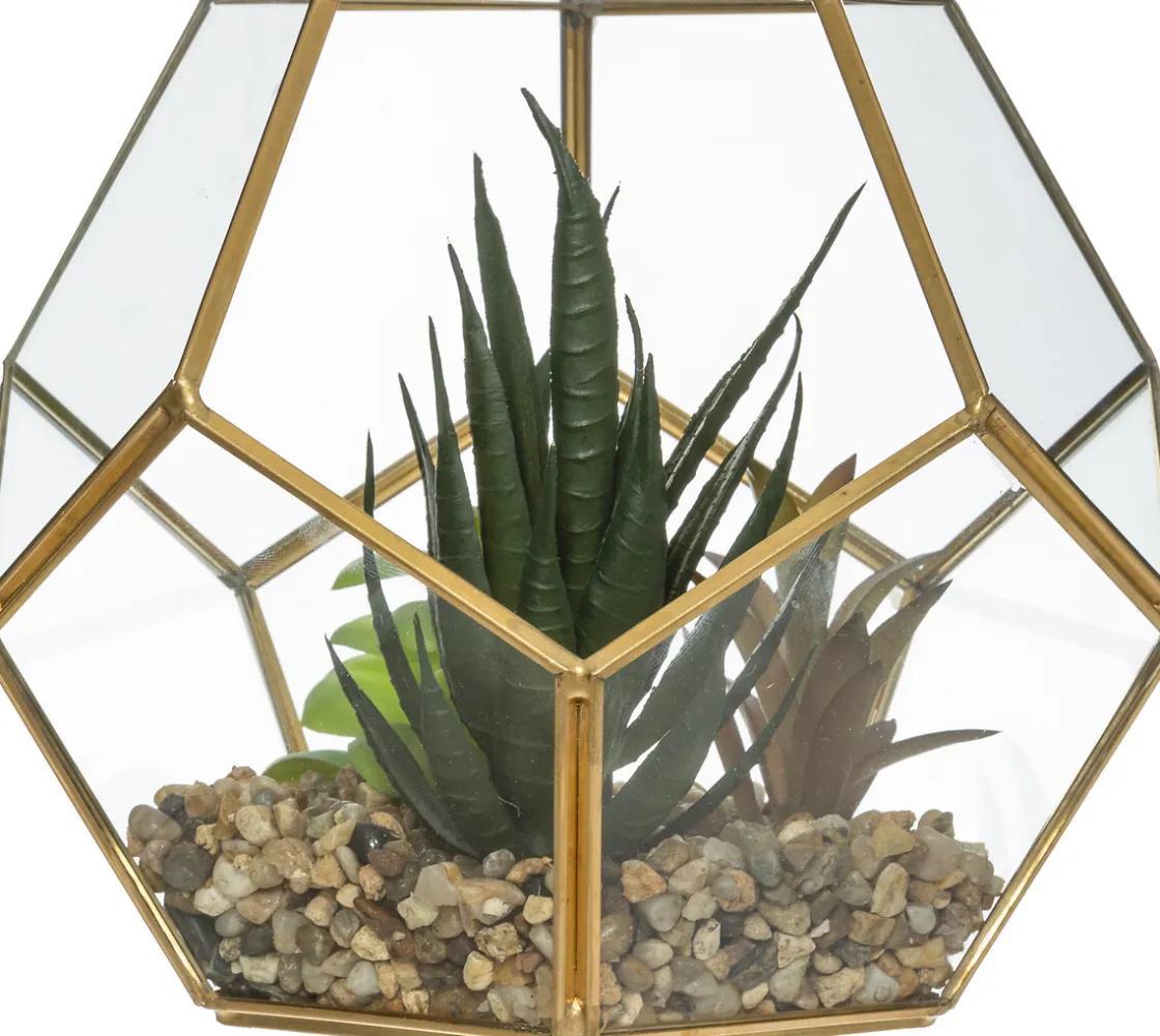 atmosphera Plantas Y Flores Artificiales>Terrario C/Flores Artif.16x14Cm