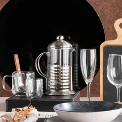 secret d'gourmet Teteras Y Hervidores>Tetera De Vidrio C/Filtro 80Cl
