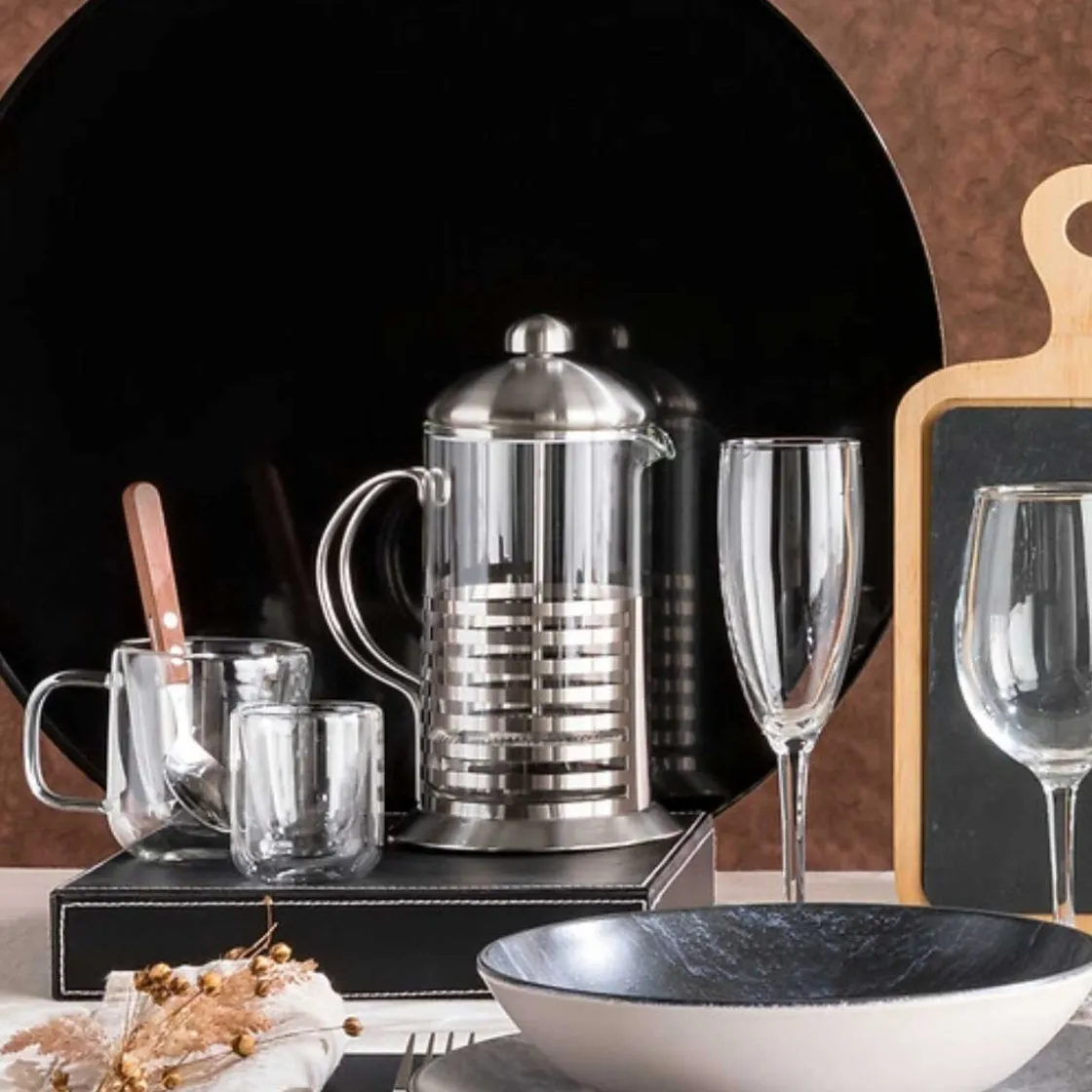 secret d'gourmet Teteras Y Hervidores>Tetera De Vidrio C/Filtro 80Cl