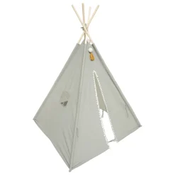 Mobiliario>Tienda Tipi Azul Pompones 120x120x160Cm