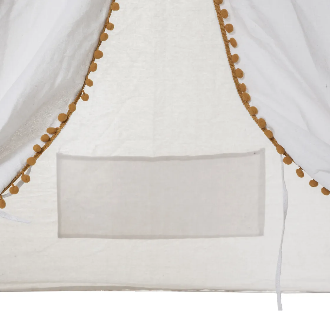 atmosphera4kids Mobiliario>Tienda TIPI blanca con pompones