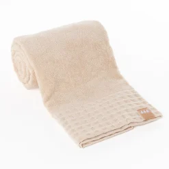 Toallas De Baño>Toalla de baño beige 90x150cm