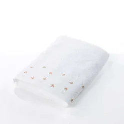 Téxtil>Toalla de baño blanca de algodón 70x140cm