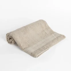 Toallas De Baño>Toalla de baño ESSENZA marrón claro 90x150cm