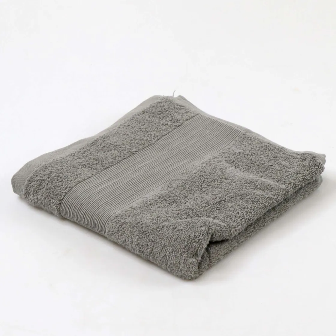 atmosphera Toallas De Baño>Toalla de mano gris TIMELESS 50x100Cm