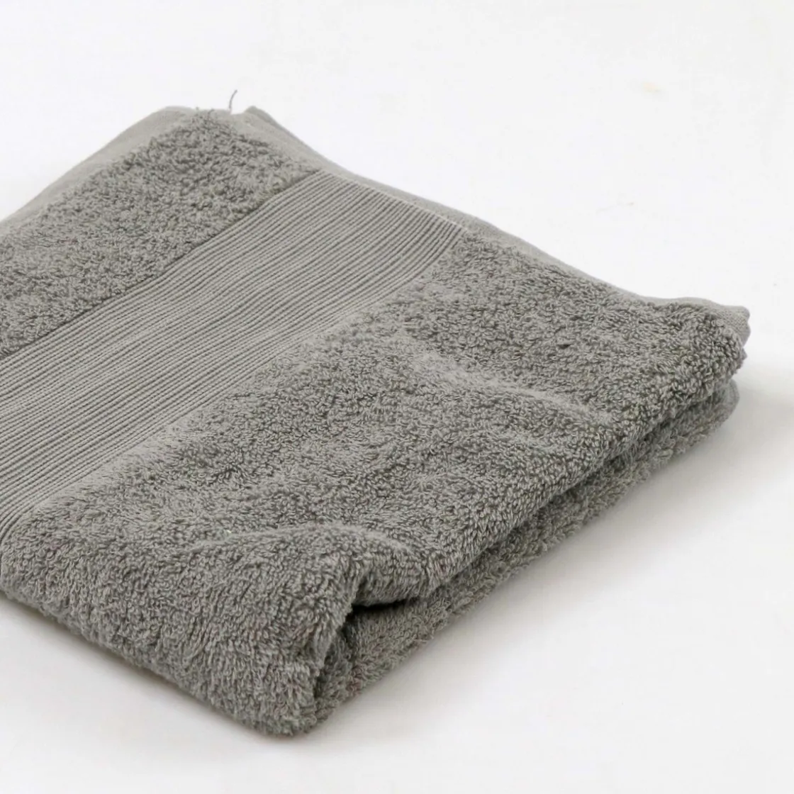 atmosphera Toallas De Baño>Toalla de mano gris TIMELESS 50x100Cm