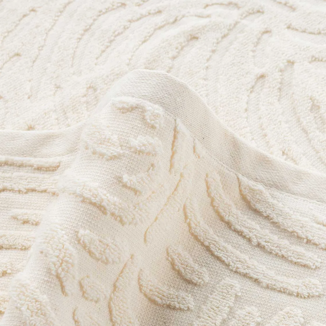atmosphera Toallas De Baño>Toalla De Mano Pure Beige De Algodón 580x100cm