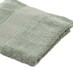 atmosphera Toallas De Baño>Toalla de manos verde TIMELESS 50x100cm