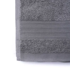 atmosphera Toallas De Baño>Toalla gris TIMELESS 30x50Cm
