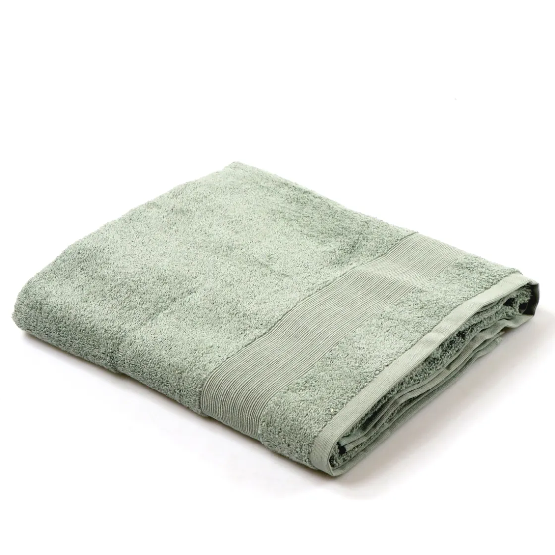 atmosphera Toallas De Baño>Toalla sábana verde TIMELESS 100x150cm