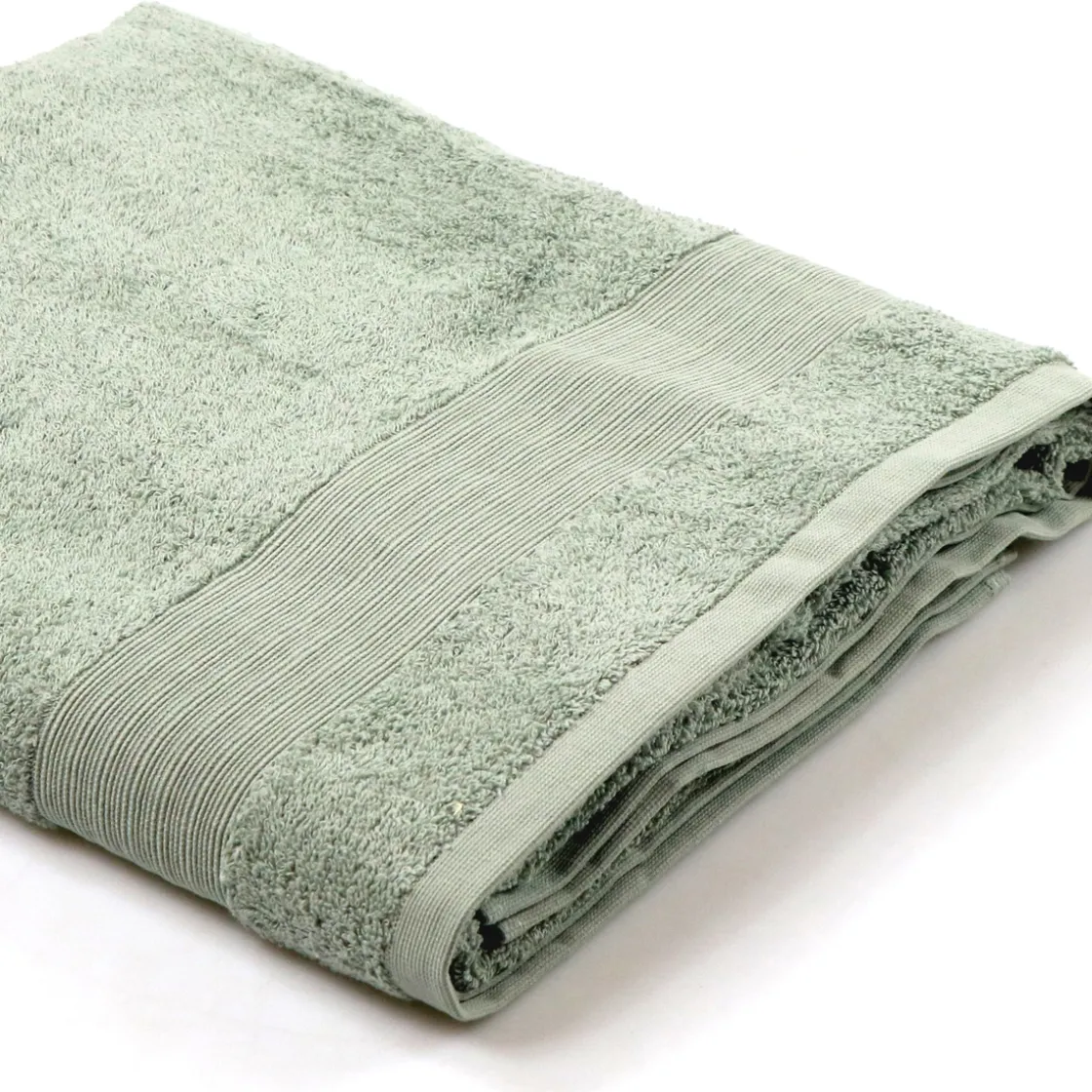 atmosphera Toallas De Baño>Toalla sábana verde TIMELESS 100x150cm