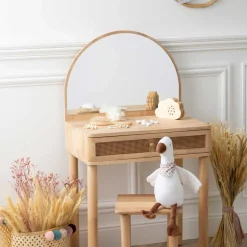 atmosphera4kids Mobiliario>Tocador C/Taburete Campagne 55x35x100Cm