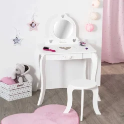 atmosphera4kids Mobiliario>Tocador Kids C/Taburete 60x40x91Cm
