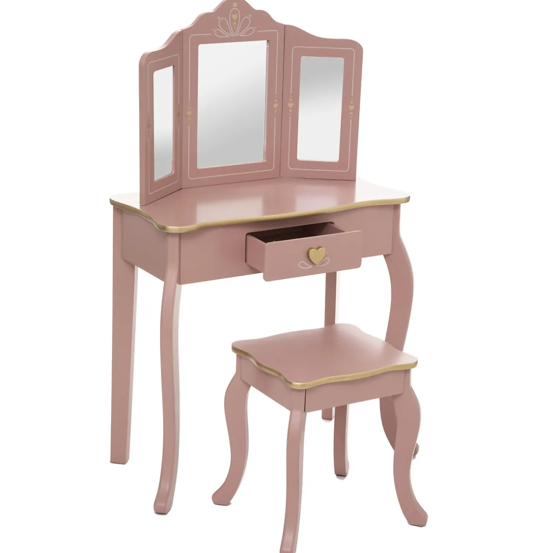 atmosphera4kids Mobiliario>Tocador Kids C/Taburete 59.5x29x98.5Cm