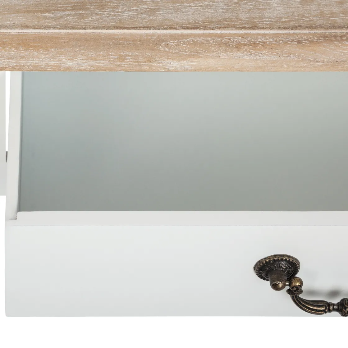 atmosphera Muebles Y Carros De Apoyo|Estilo Rústico>Tocador Mdf Chrysa 3 Cajones 74x40x135Cm