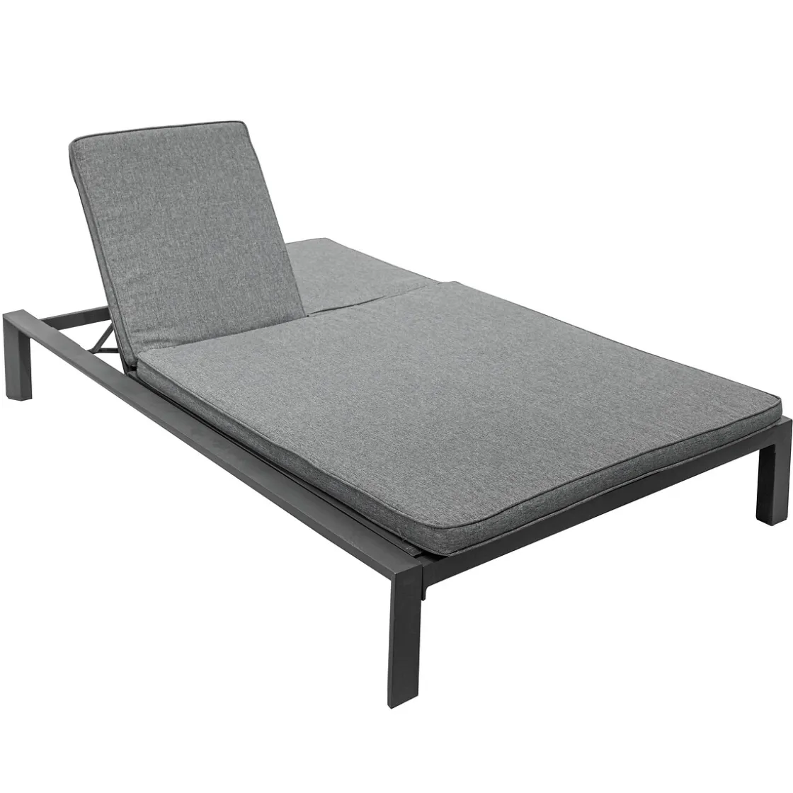 hespéride Tumbonas>Tumbona doble ÉVASION graphite y antracite