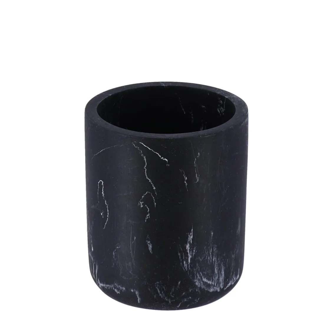 Accesorios De Lavabo>Vaso Baño Negro Efecto Mármol