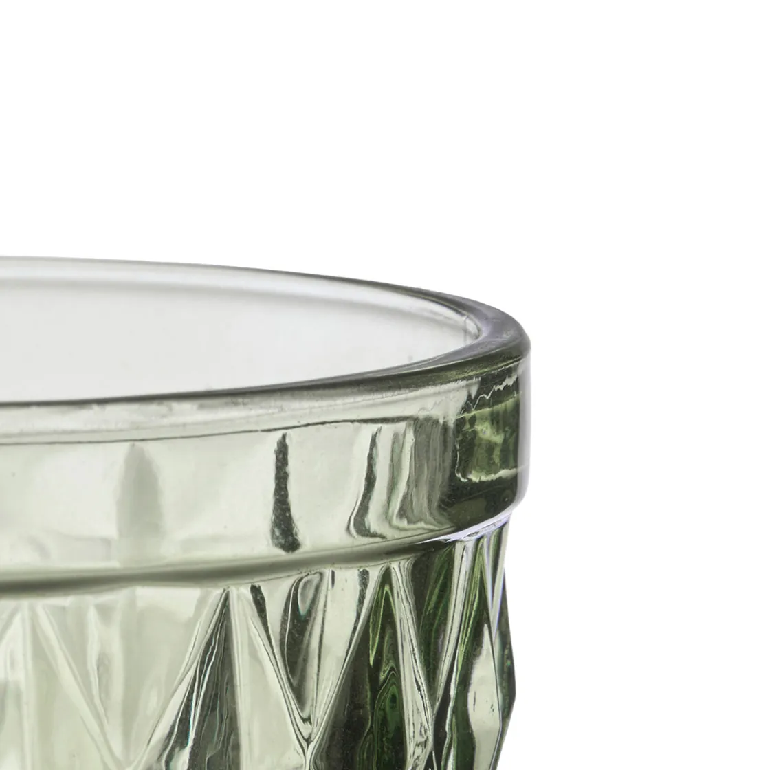 Copas>Vaso De Agua Diamante Verde 25cl