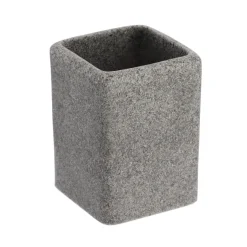 Accesorios De Lavabo>Vaso de lavabo gris efecto piedra