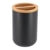 Accesorios De Lavabo>Vaso Porta Cepillos De Bambú Natural