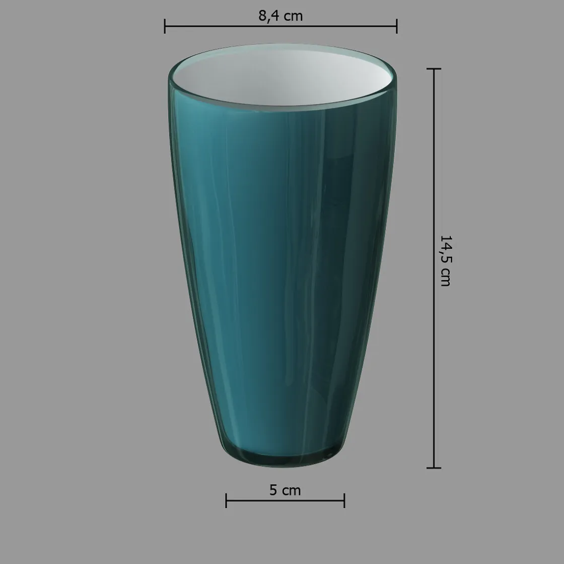 5five Copas>Vaso Square Azul