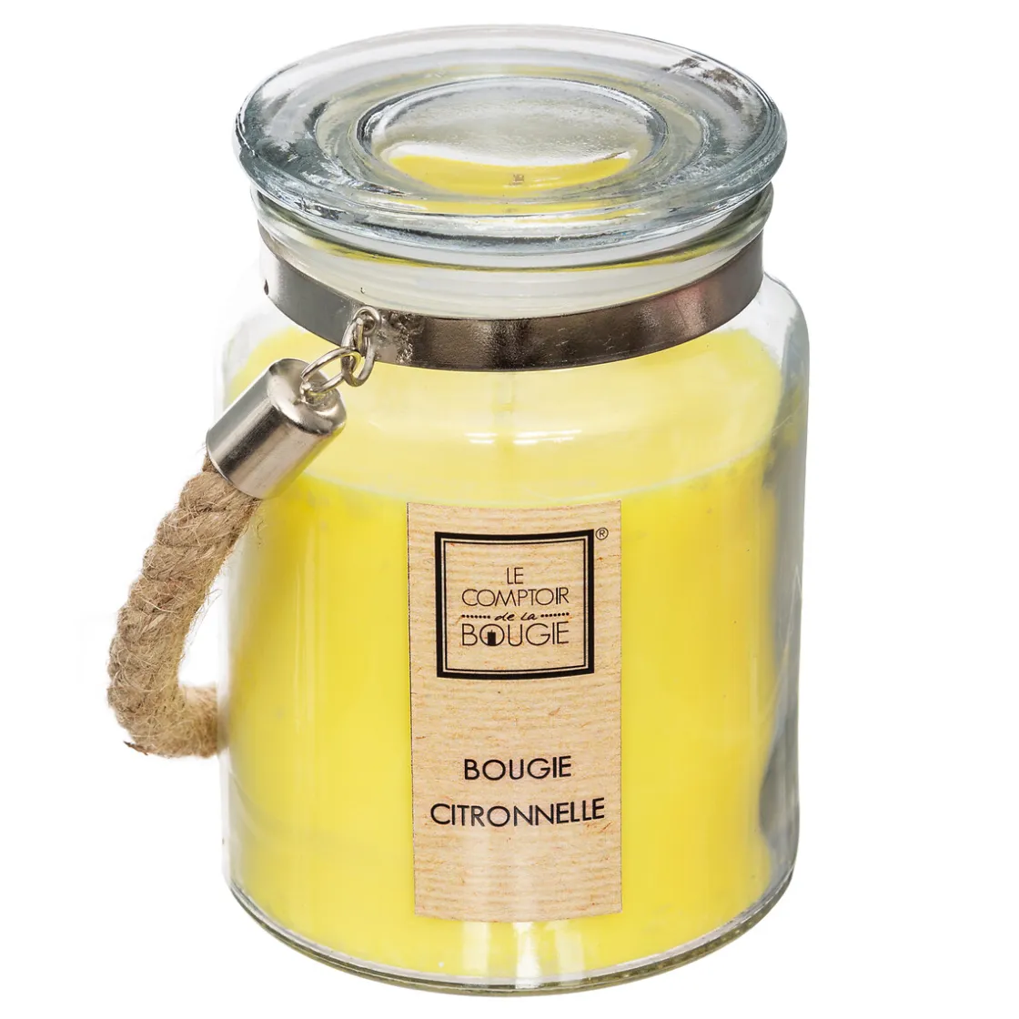 atmosphera Velas>Vela De Citronela En Tarro De Vidrio