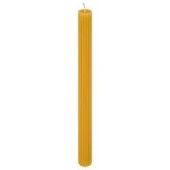 atmosphera Velas>Vela Demi De Rayas Mostaza 26cm