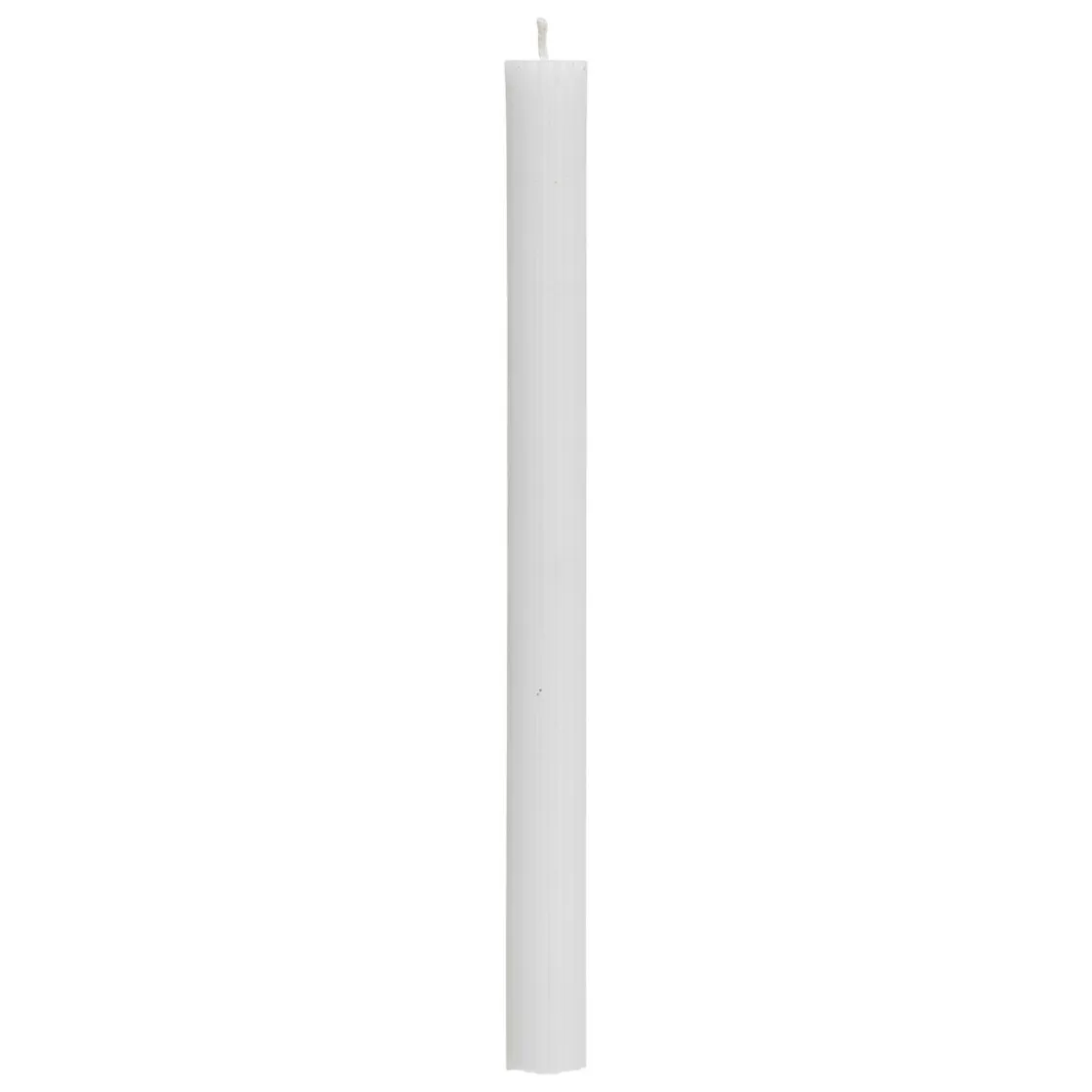 atmosphera Velas>Vela Demi De Rayas Blanca 26cm
