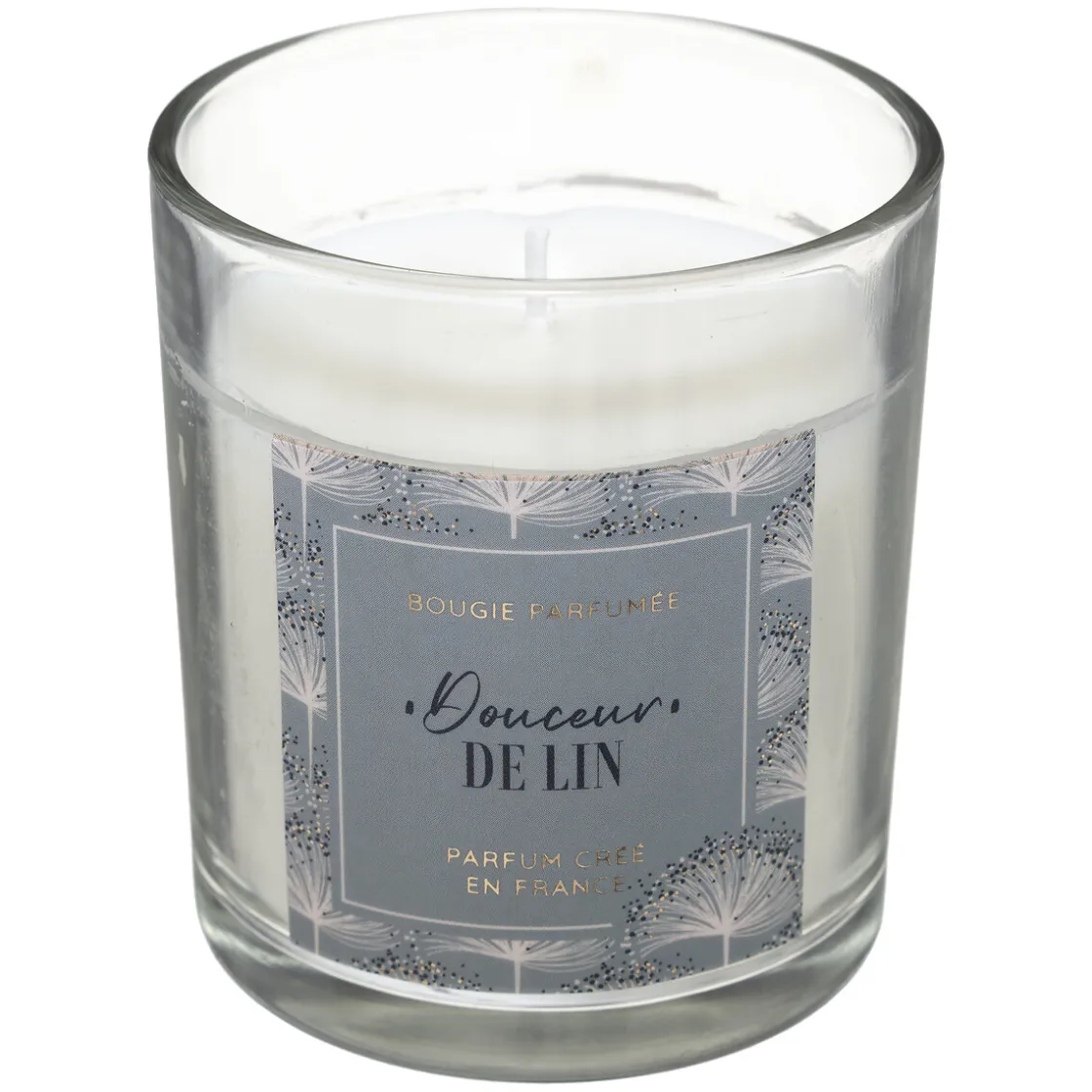 atmosphera Velas|Estilo Rústico>Vela Dulzura Lino C/Campanilla 130g