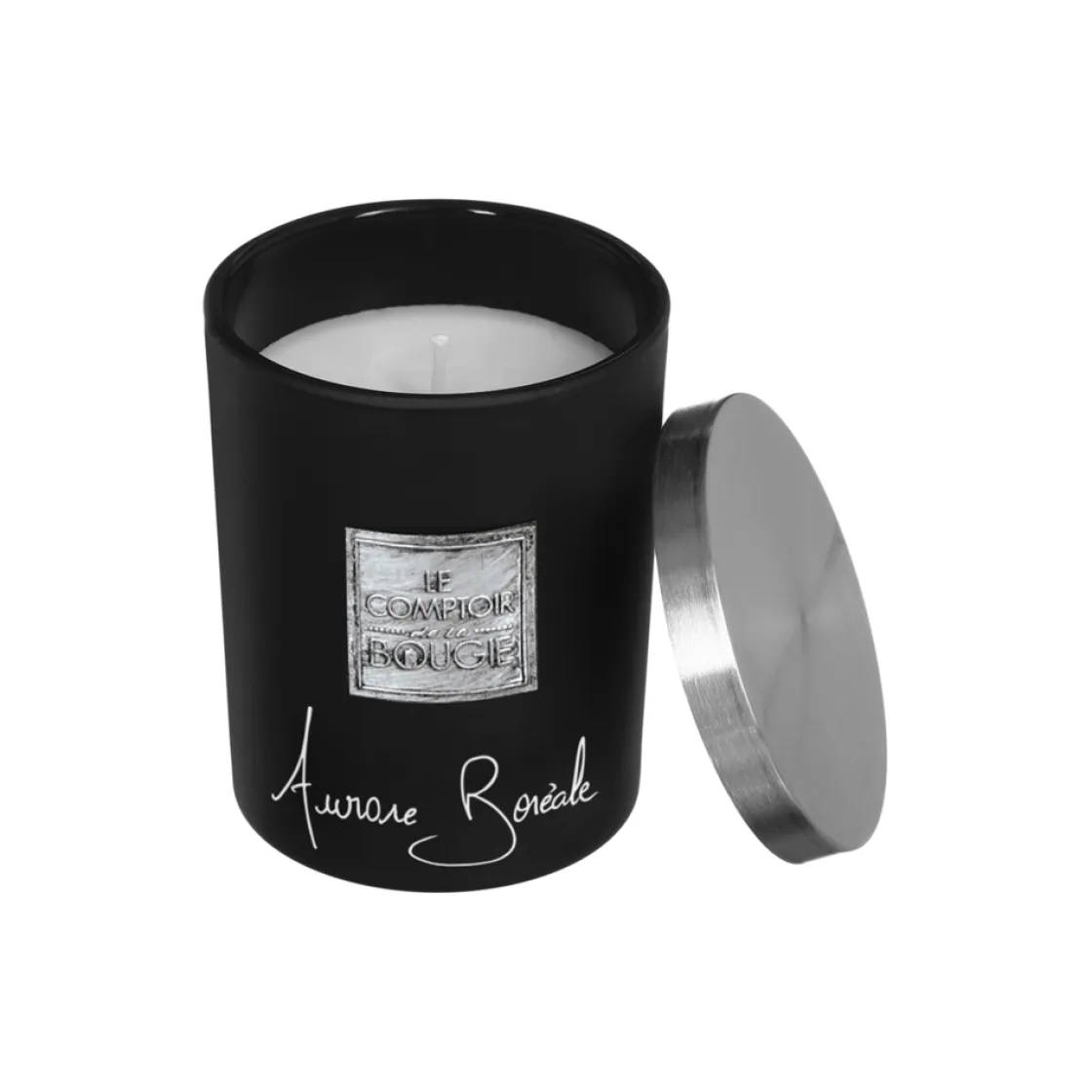 atmosphera Velas>Vela En Vaso Aurora Boreal 210G 8x10Cm