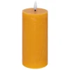 atmosphera Velas>Vela Led Cilíndrica Amarilla 17.5cm