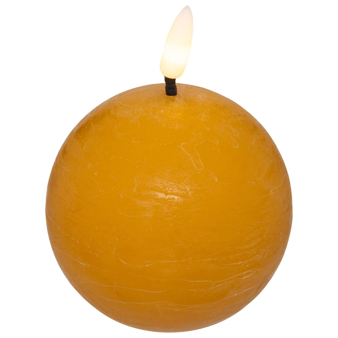 atmosphera Velas>Vela Led Redonda Amarilla 8cm