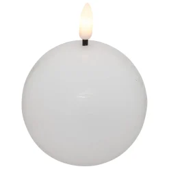 atmosphera Velas>Vela Led Redonda Molia Blanca 8cm