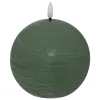 atmosphera Velas>Vela Led Redonda Molia Verde 8cm