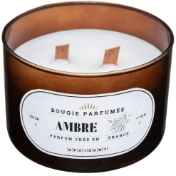 atmosphera Velas|Estilo Contemporaneo>Vela Perfumada Ámbar Snow 470Gr