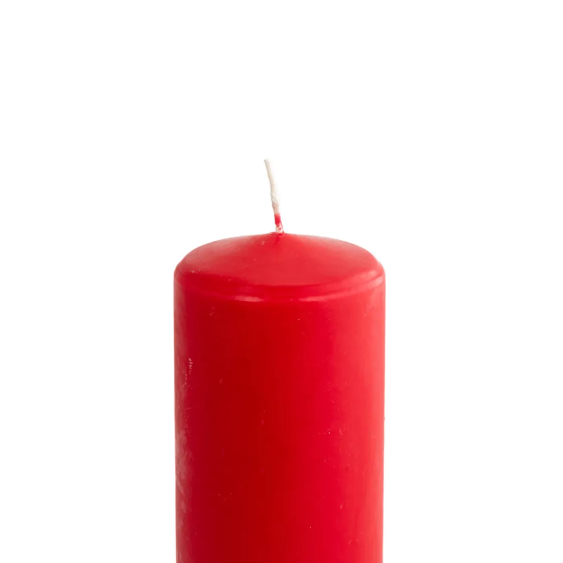 hôma Velas>Vela Pilar Basic Roja 7.3x19Cm