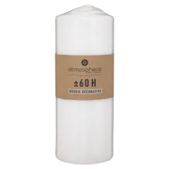atmosphera Velas>Vela Pilar Many Blanca 18cm