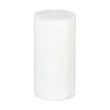 atmosphera Velas>Vela Rústica Cilíndrica Blanca 7x14Cm
