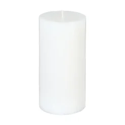 atmosphera Velas>Vela Rústica Cilíndrica Blanca 7x14Cm