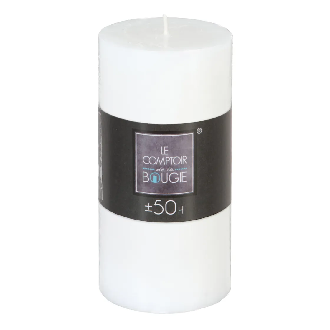 atmosphera Velas>Vela Rústica Cilíndrica Blanca 7x14Cm
