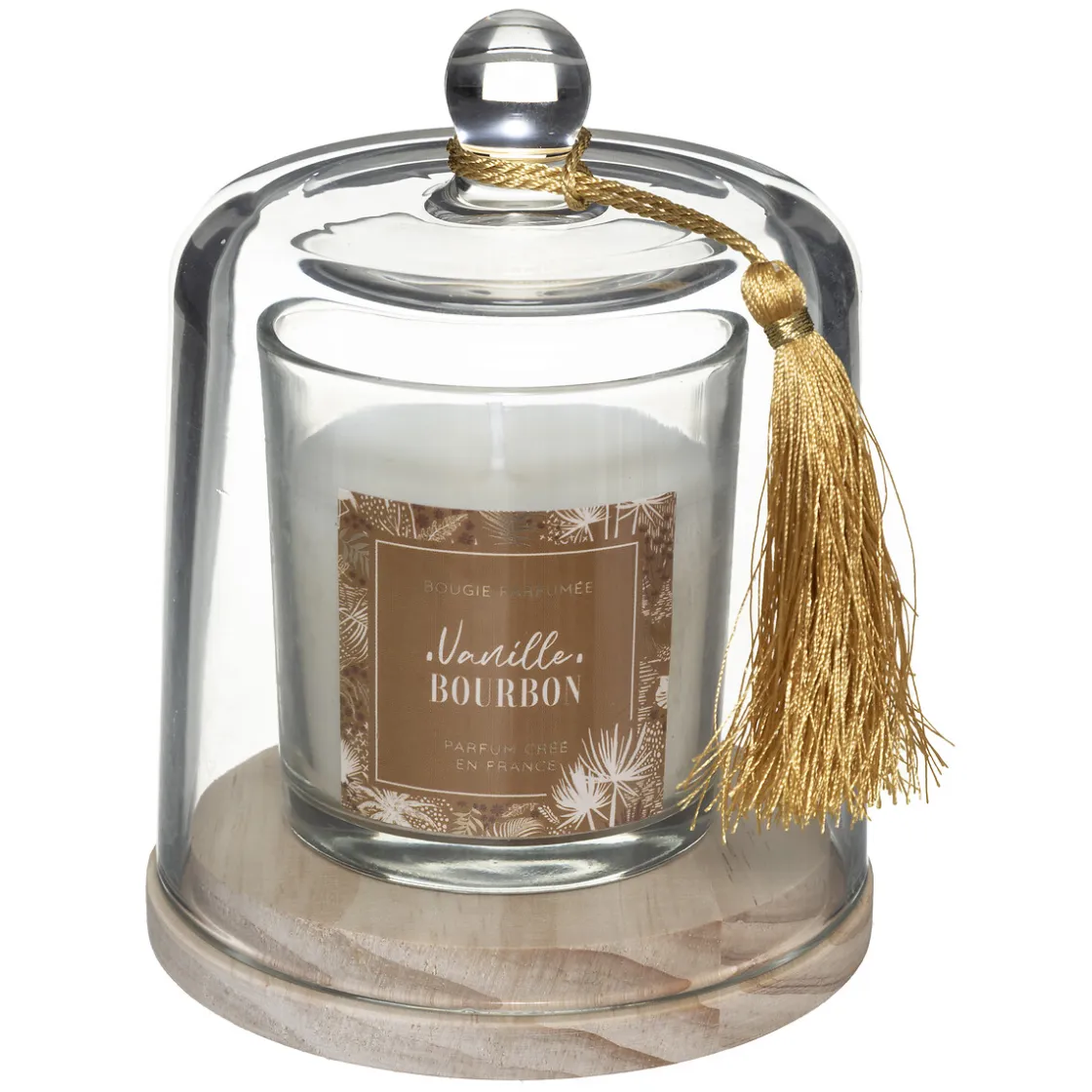 atmosphera Velas>Vela Vainilla C/Campanilla Vidrio 130G