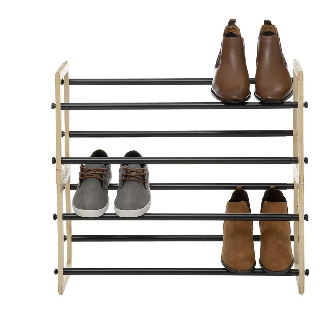 5five Zapateros>Zapatero Extensible P/12 Pares 20x30x60/114Cm